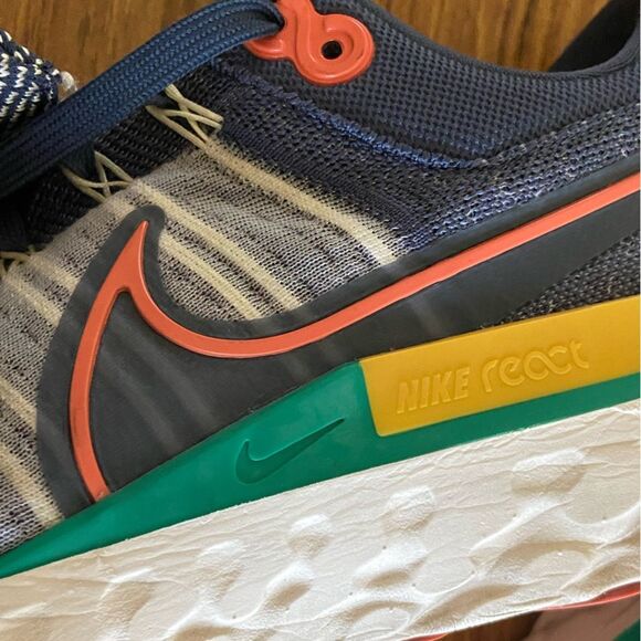 Nike - Infinity React Flyknit ‘Denim’ Running Shoes 06.1972 - Men’s size 13 - Picture 12 of 16